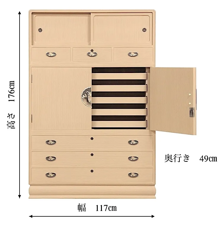 和たんすサイズの説明
