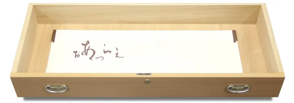 桐たんす兼用モデルの引出しサイズの説明