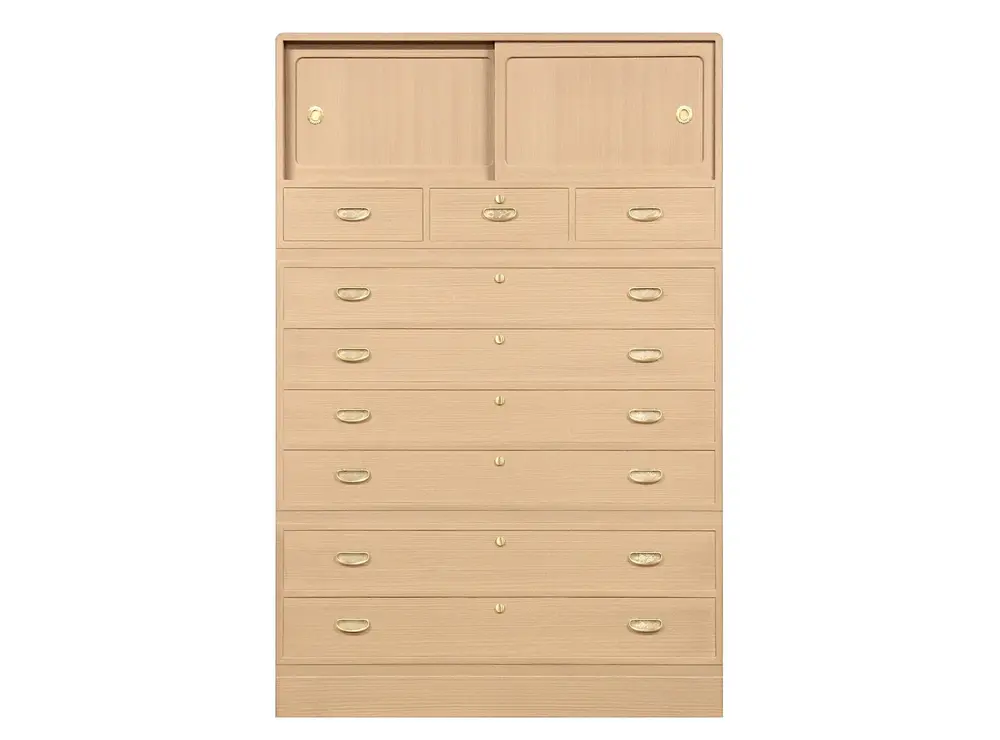 昇たんす：平面型<br />size Ｗ1155 Ｄ470 Ｈ1770